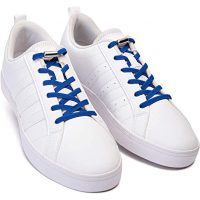 Elastické tkaničky do bot široké, jeden pár - Typ B - Námořnická modř, 100 cm