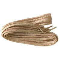 Široké tkaničky s průhlednými pruhy, jeden pár - Růžové, 120 cm