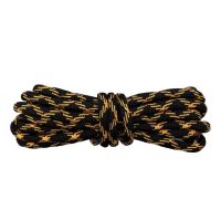 Trekové tkaničky do bot, jeden pár - Černo oranžové, 120 cm