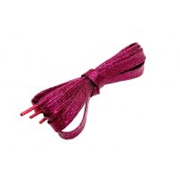 Tkaničky do bot nebo do mikiny, jeden pár - Růžovo červené, 110 cm