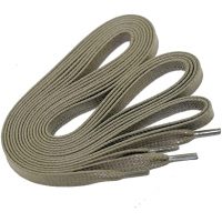 Široké voskové tkaničky do bot, jeden pár - Khaki
