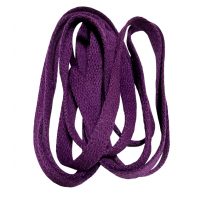 Široké tkaničky do bot, jeden pár - Tmavě fialové, 120 cm