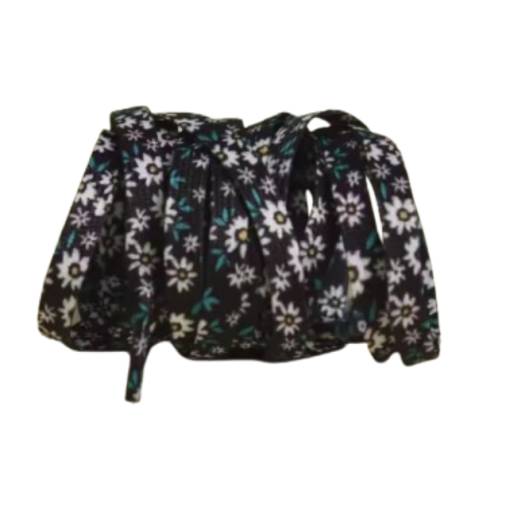 Foto - Tkaničky s květovaným potiskem, jeden pár - Kopretiny, 140 cm