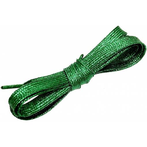Foto - Tkaničky do bot nebo do mikiny, jeden pár - Zelené, 110 cm
